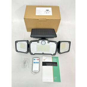 Luminária Solar com Controle Remoto 218 Leds - 400 Lumens