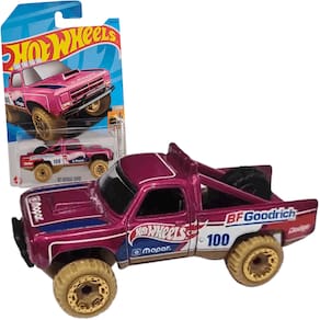 Carrinho Hot Wheels Pick Up 87 Dodge D100 Baja Blazers