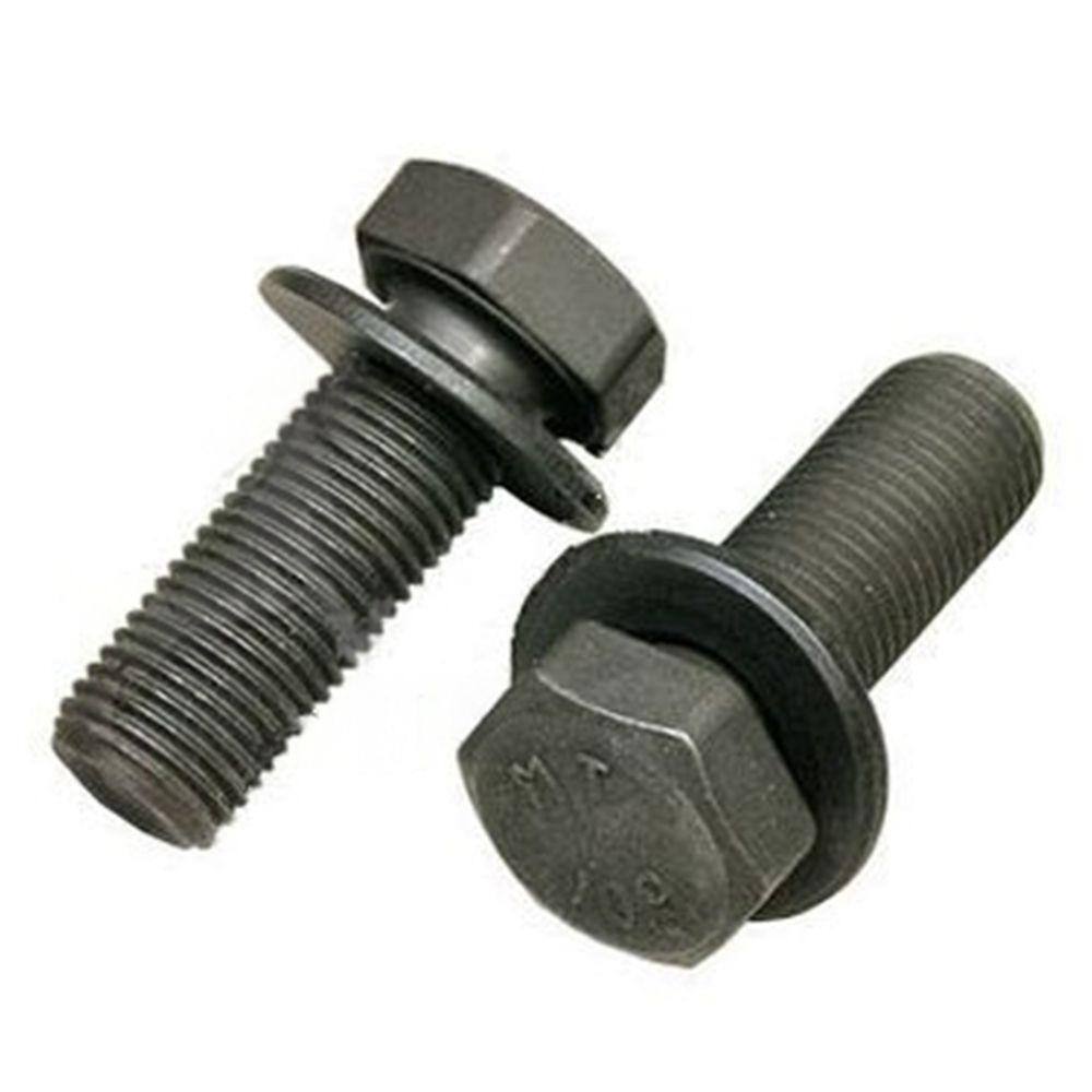 Parafuso Sextavado Arruelado M12 X 40 Polido - 100Pçs