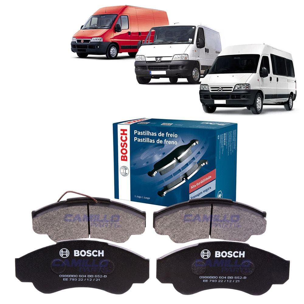 Pastilha Freio Dianteira Bosch Jumper Boxer Ducato 2.8 01/09