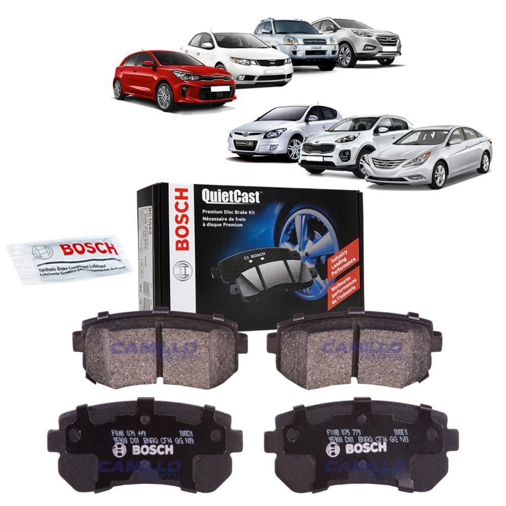 Pastilha Freio Traseiro Bosch Tucson Carens Cerato Sportage