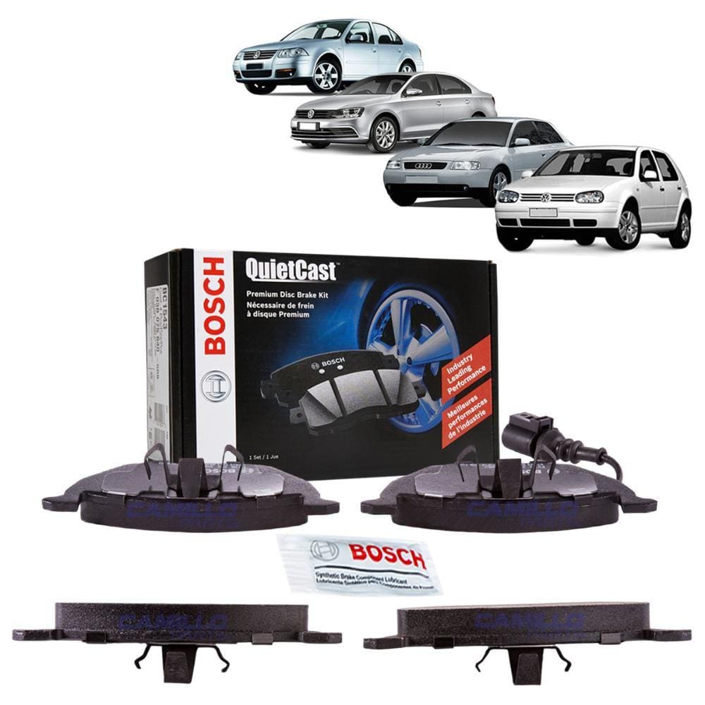 Pastilha De Freio Dianteira Bosch A3 1.6 Bora 2.0 Golf Jetta