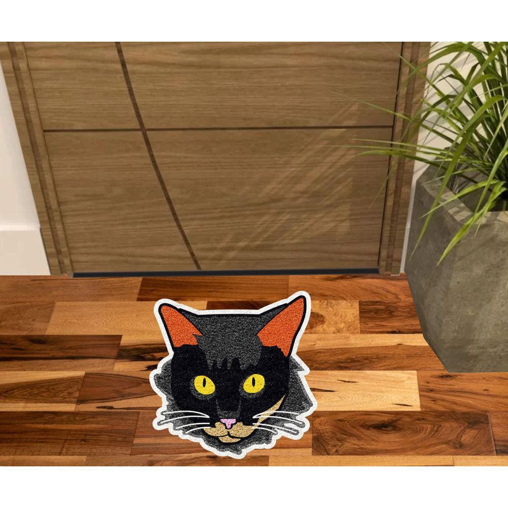 Tapete Capacho Diferenciado Gato Preto, Tapetes De Pets E Outros  Animais Diferenciados.