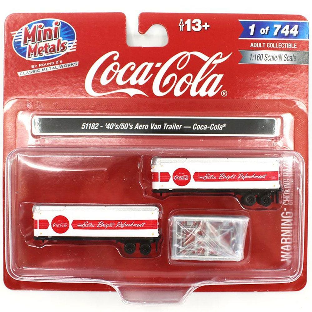 Miniatura Caminhão Coca Cola Anos 40`S/50`S Escala 1/160