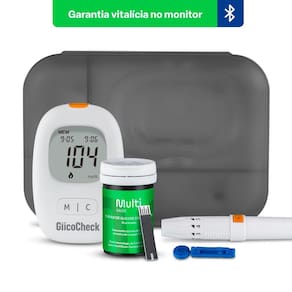 Monitor De Glicemia Glicocheck Care Plus - Bluetooth - Multi Saúde - HC488