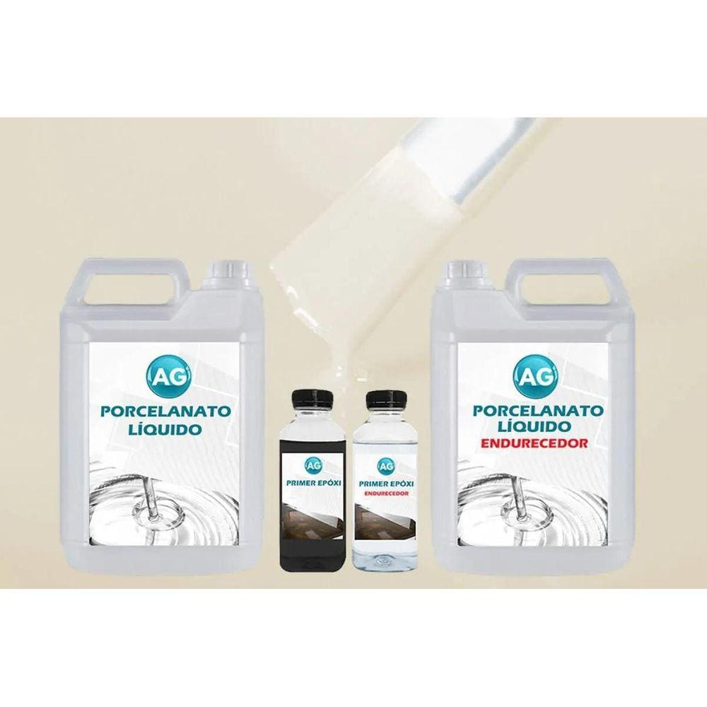 Kit Porcelanato Líquido + Primer - Preparo e Acabamento