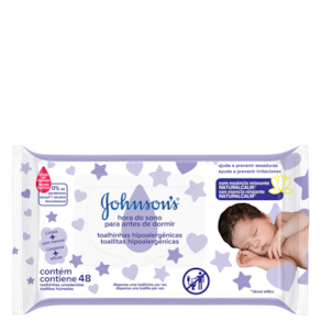 Johnson`s Baby Hora do Sono - Lenços Umedecidos (48 Unidades)
