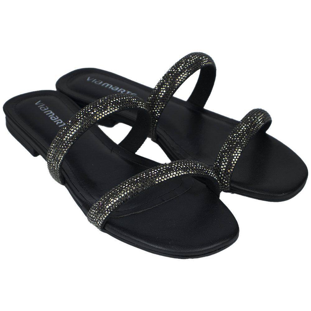 Chinelo Via Marte Slide Feminino