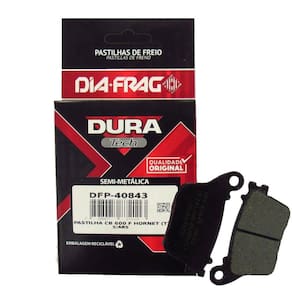 Pastilha De Freio Traseira Honda Cb 600f Hornet 2008 Diafrag