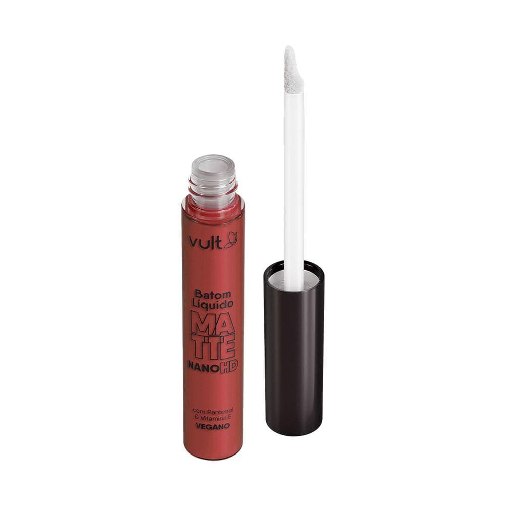 Vult Nano HD Marrom Amêndoa - Batom Líquido Matte 5ml