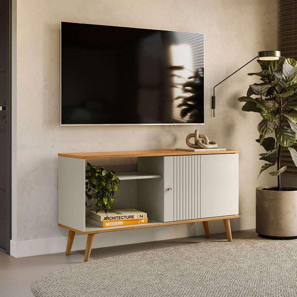 rack rubi 1 pt nature e off white 120 cm