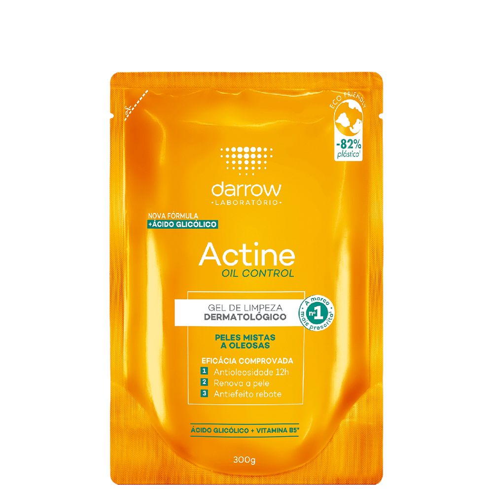 Darrow Actine Oil Control Refil - Gel de Limpeza 300g