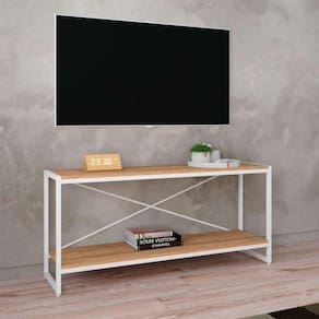 rack studio  e branco 120 cm
