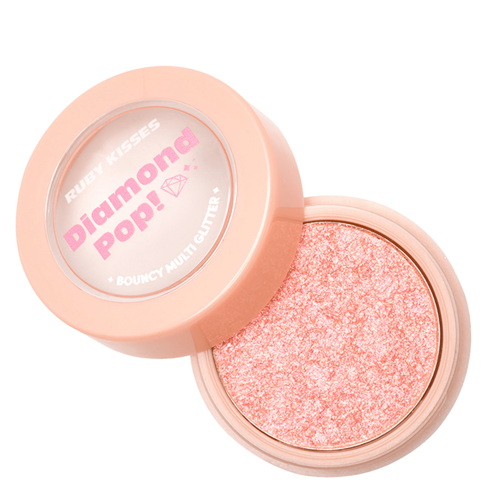 RK by Kiss Diamond Pop! Rose Shine - Iluminador Glitter 22g