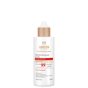 Adcos Fotoproteção Diária Fluid FPS99 Tonalizante - Protetor Solar Facial 40ml