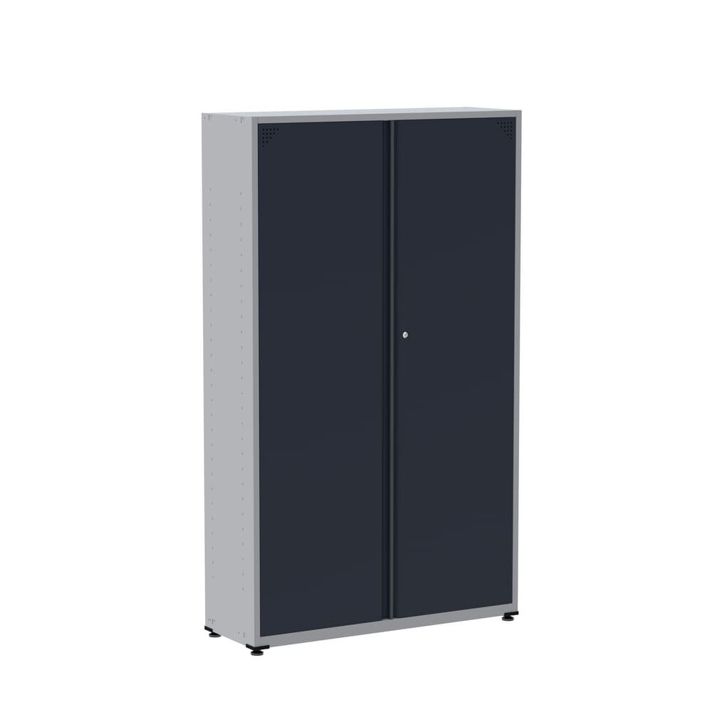 Armário 2 Portas com Chave 4 Prateleiras AP403SL Aço Pandin Móveis