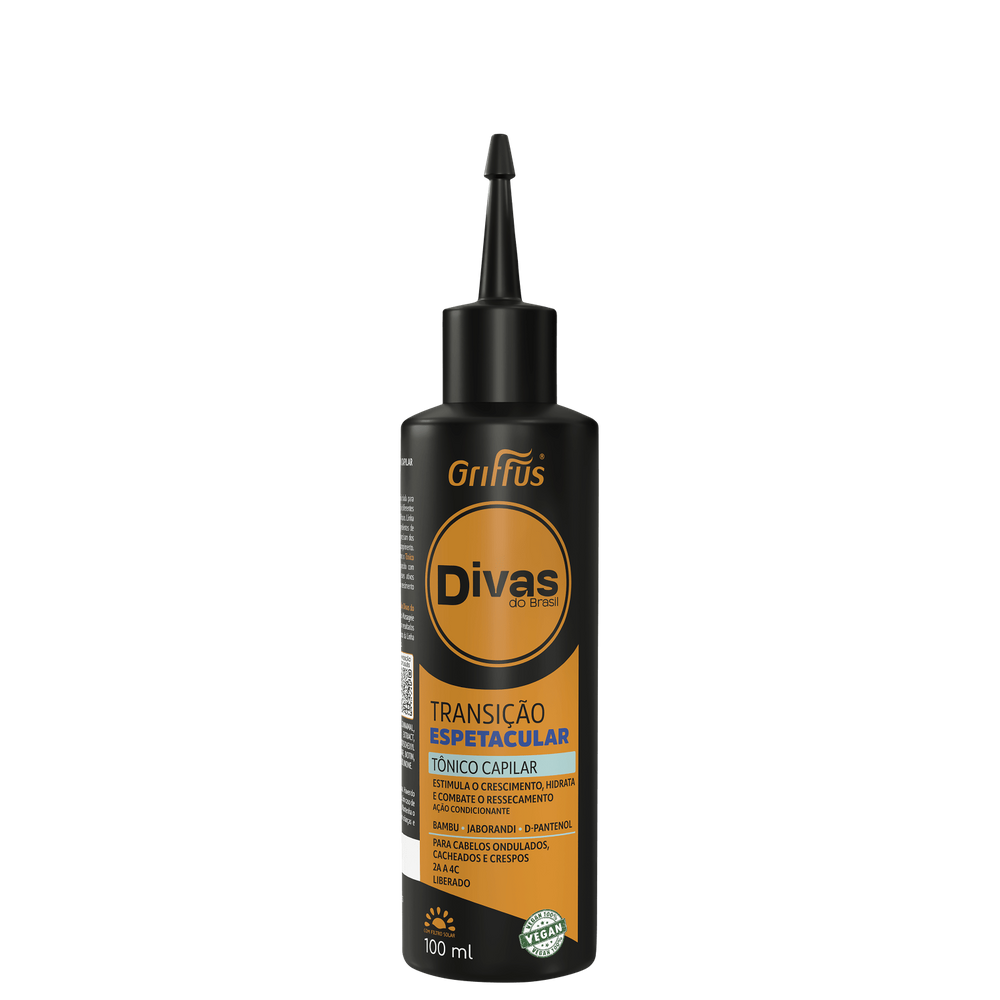 Griffus Divas do Brasil Transição Espetacular - Tônico Capilar 100ml