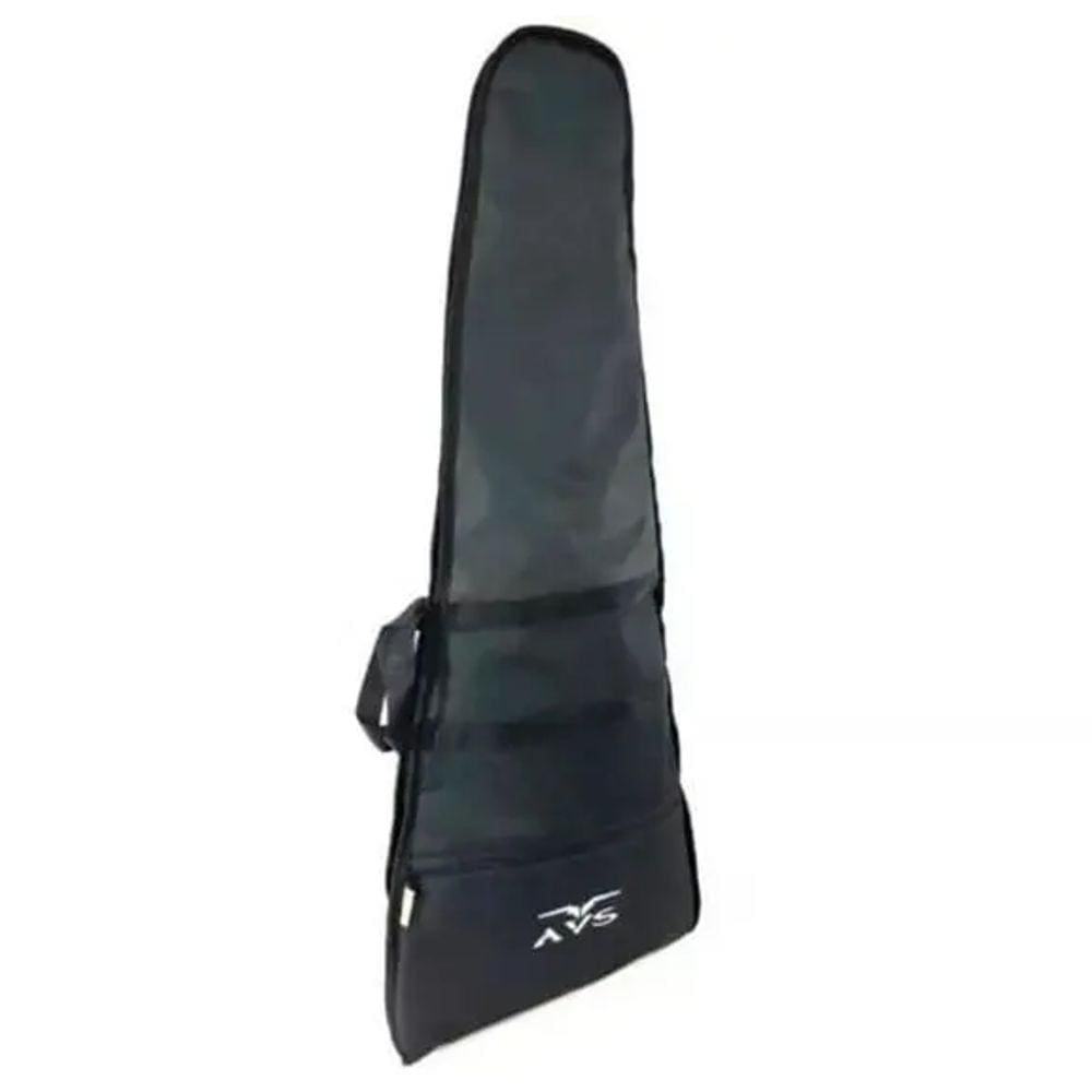 Bag P/ Contra Baixo 5 Cordas Luxo Preto - AVS