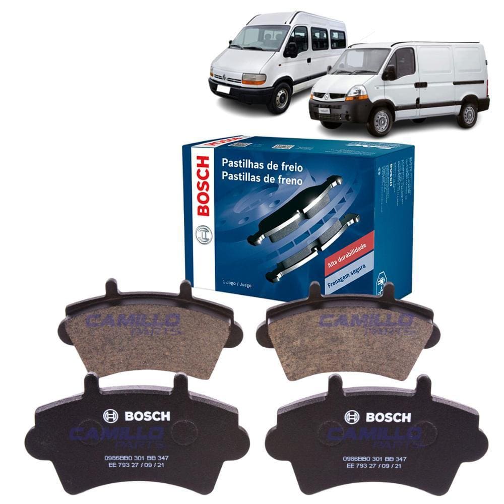 Pastilha Freio Dianteiro Nova Bosch Master 1.9 2.3 2.5 2.8