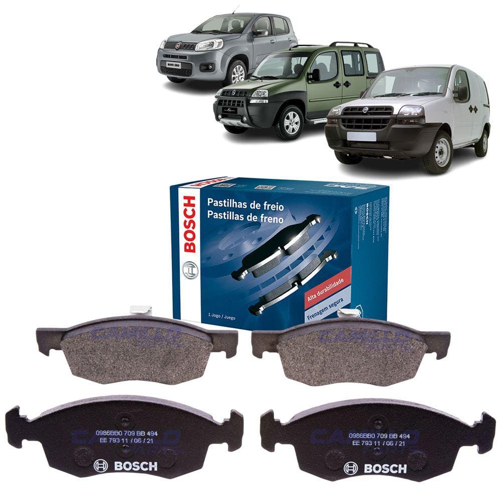 Pastilha De Freio Dianteira Nova Original Bosch Doblo Uno