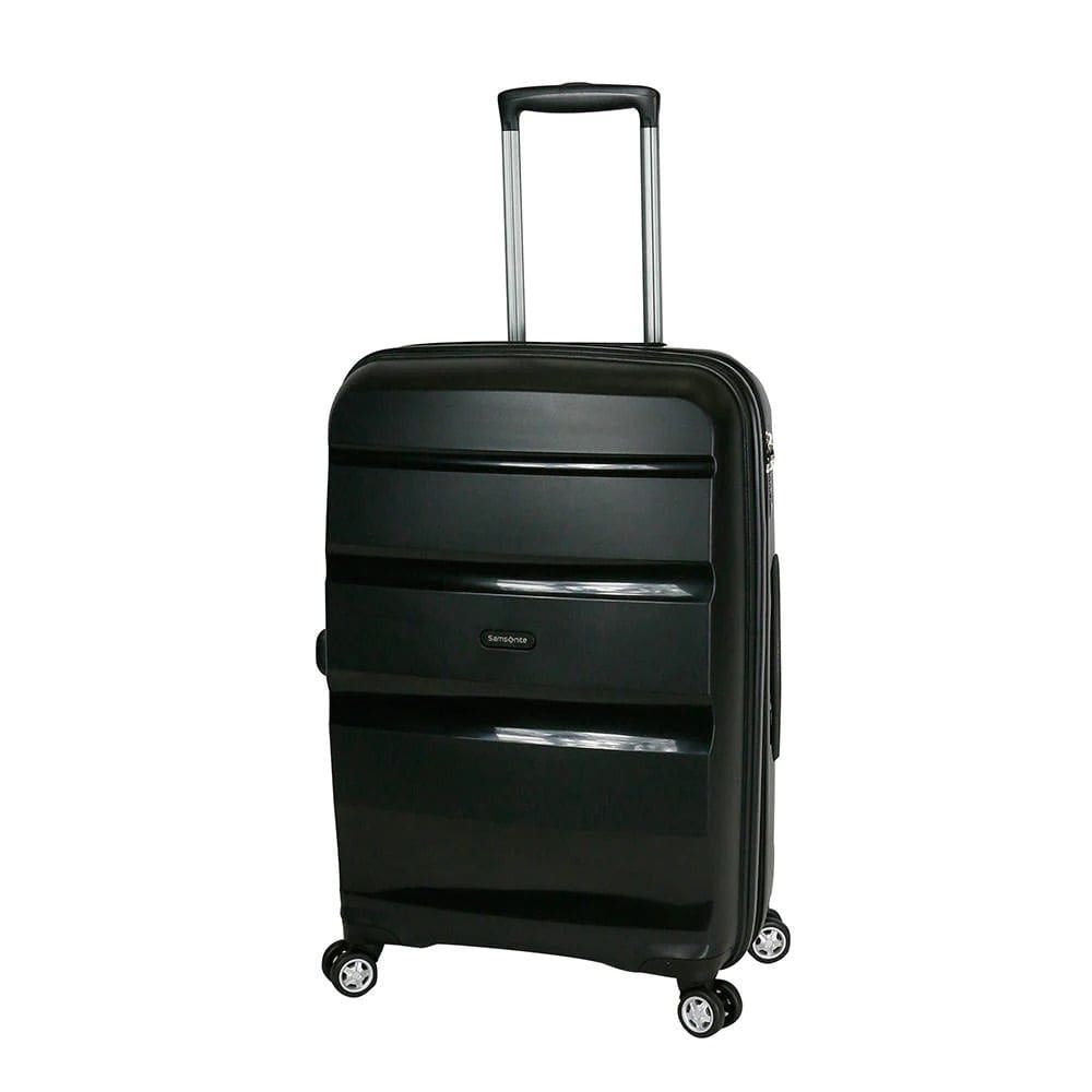 Mala de Viagem Grande Expansível em Polipropileno Samsonite Spin Air Cadeado Tsa Preto