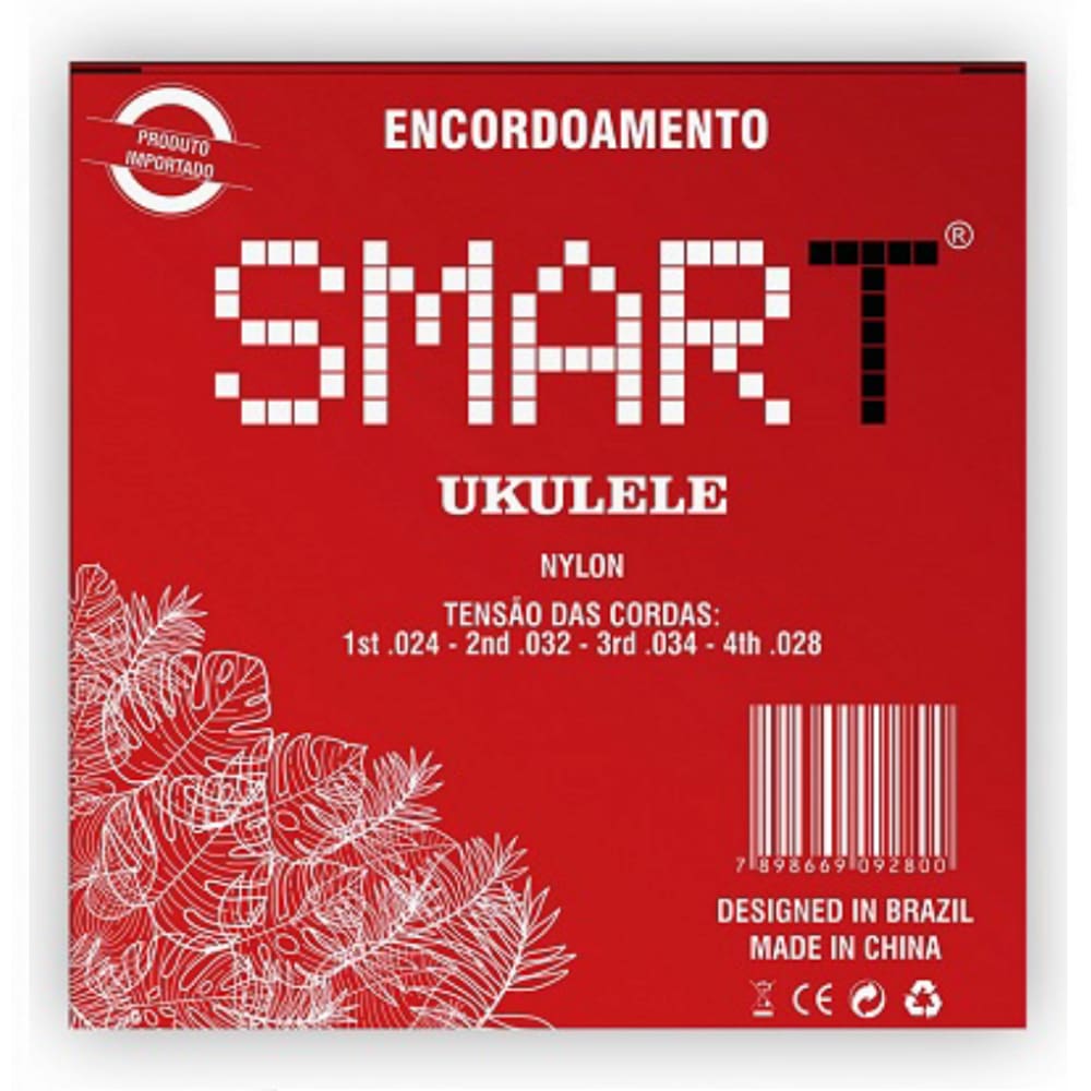 Encordoamento Ukulele Nylon 4 Cordas Smart