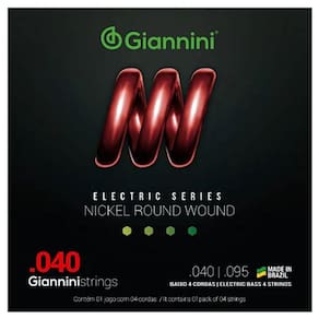Encordoamento Baixo 4 Cordas .040 Giannini Electric