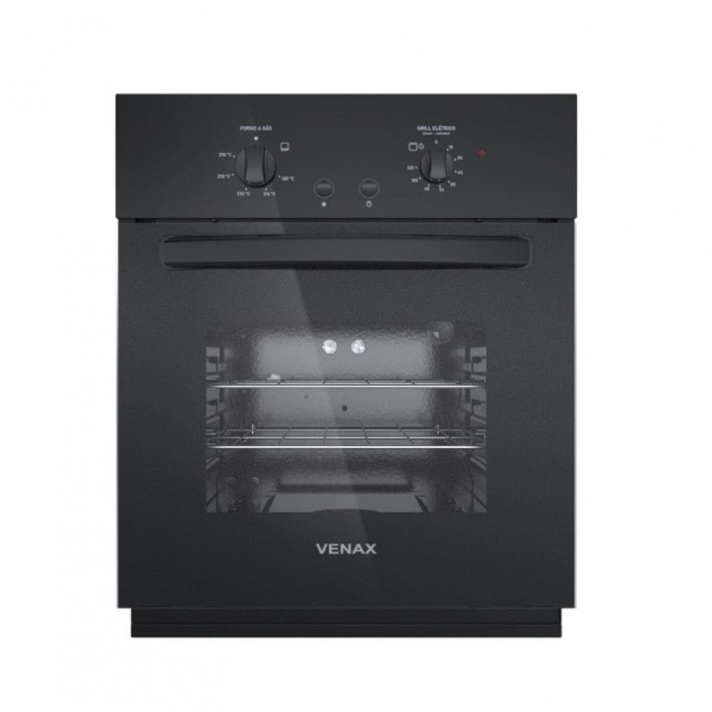 Forno de Embutir a Gás 50 Litros Totale Nero GIII Venax