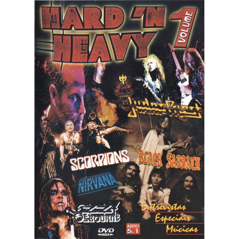 DVD Hard `N Heavy Volume 1 (Judas Priest,Exodus ,David Bowie