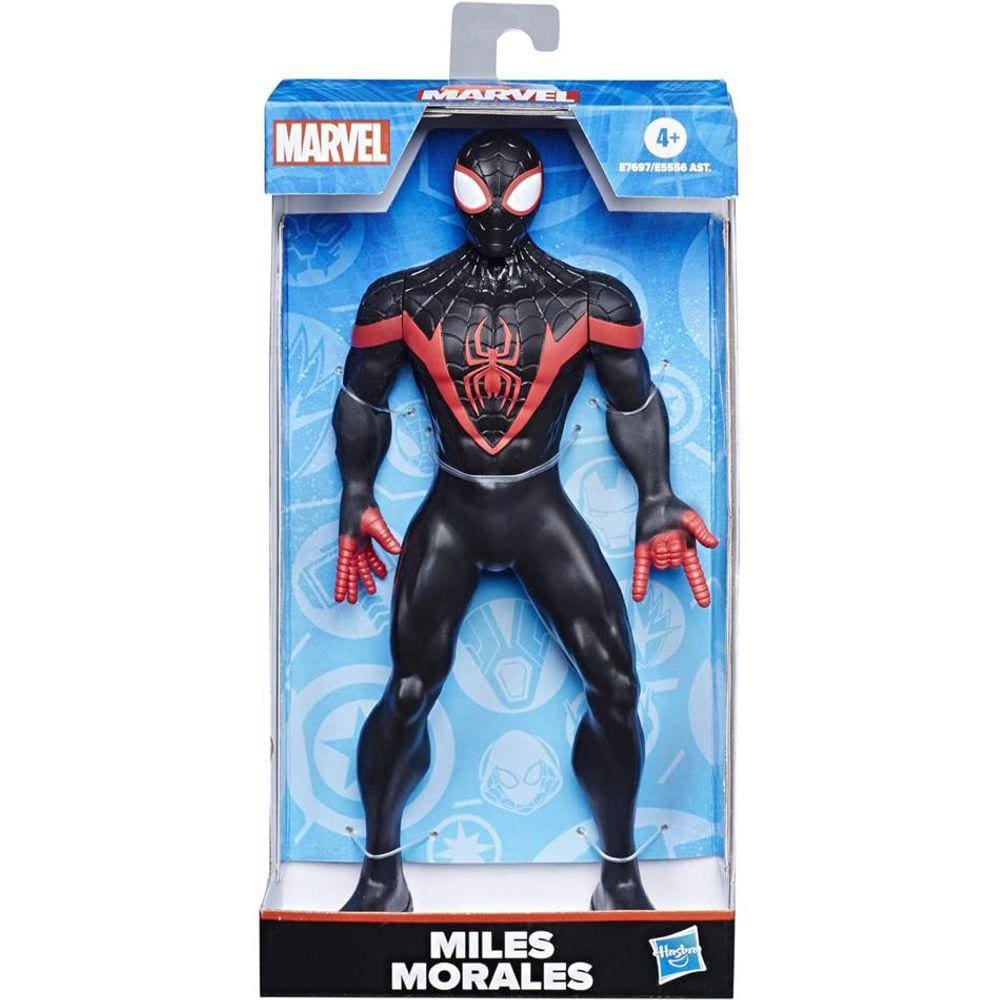 Marvel, Boneco Miles Morales Olympus, Preto e vermelho