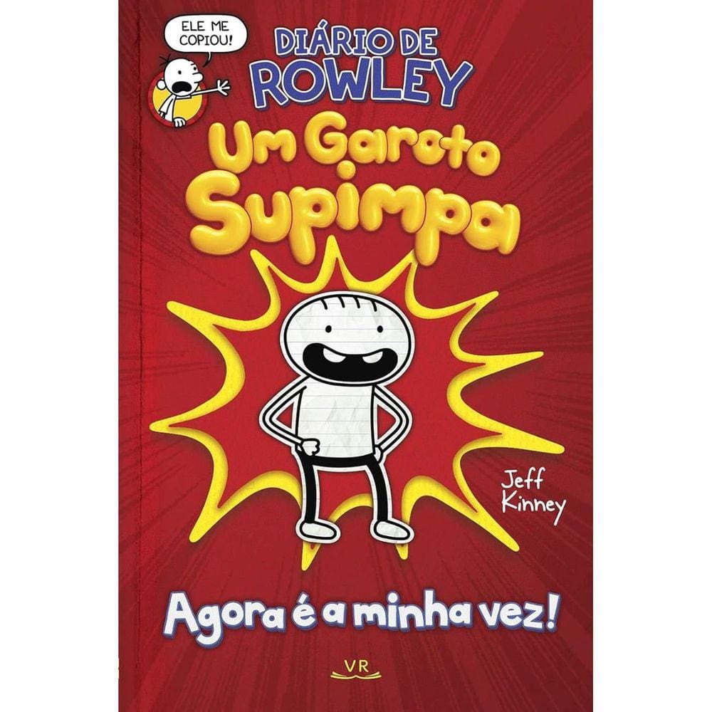 Diário de Rowley Um Garoto Supimpa Jeff Kinney Editora VR