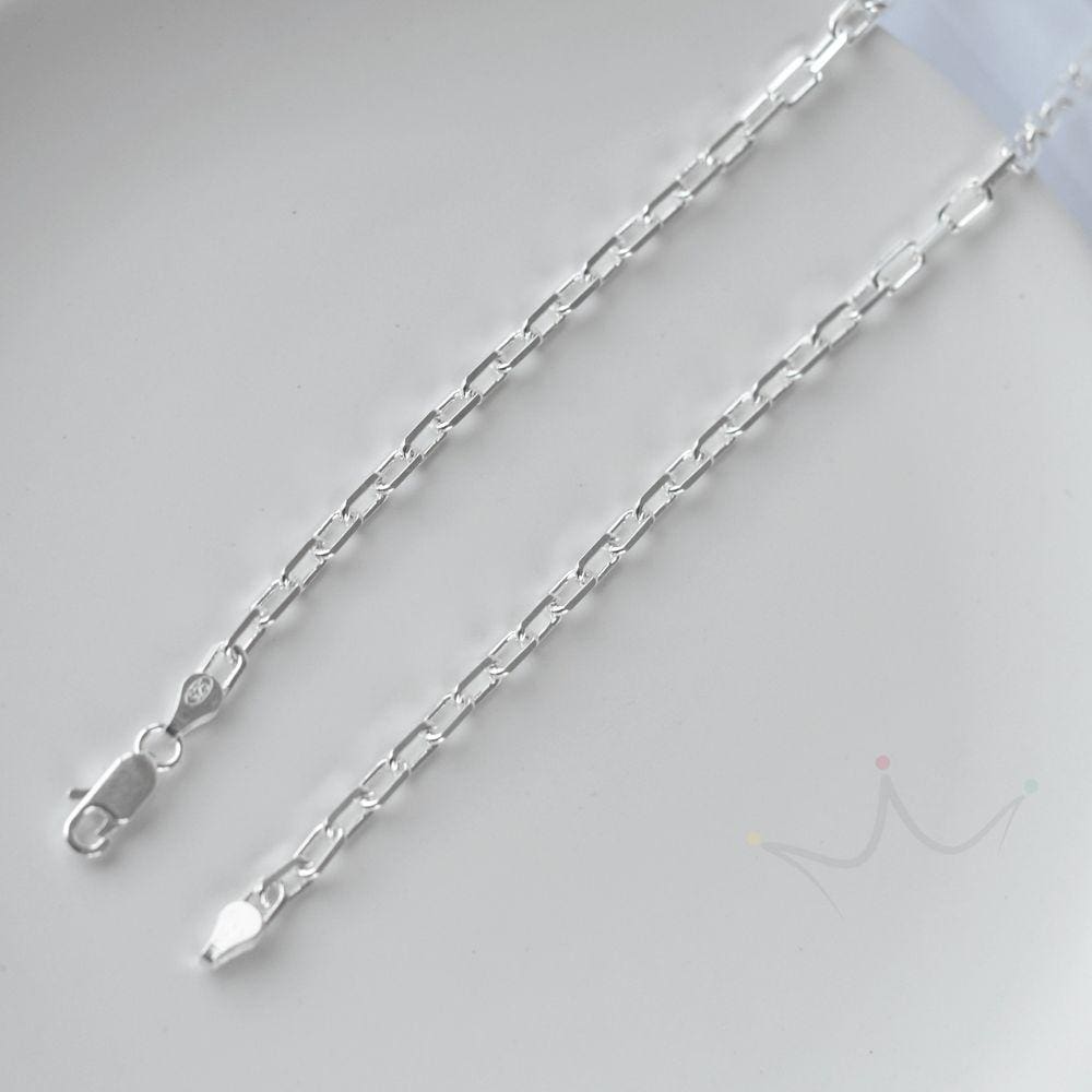 Corrente Cartier 50cm - Prata