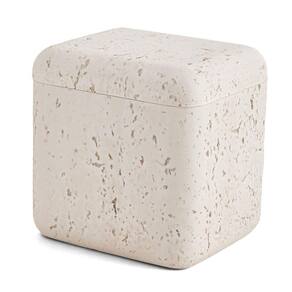 Pote Decorativo com Tampa Bege 9,5cm 17608 Mart