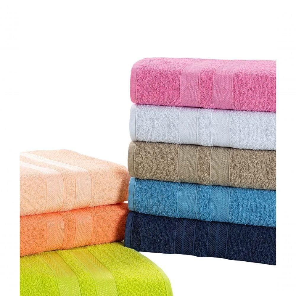 Kit 6 Toalhas De Banho 100% Algodão Enxuta - Caricinha - Variadas