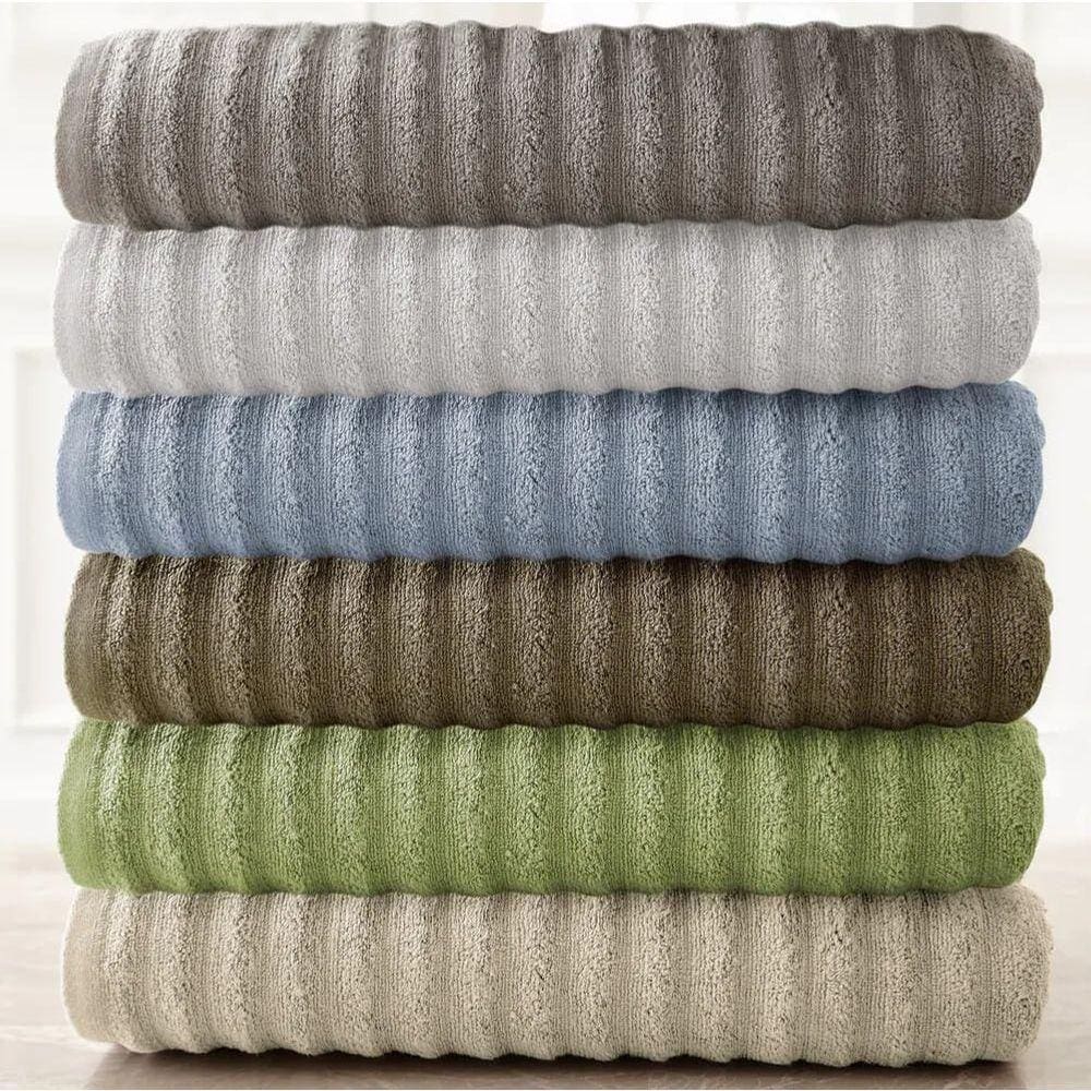 Kit 4 Toalhas Super Banho Gigante Alta Absorção - Ocean - Variadas