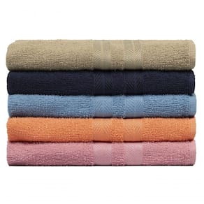 Kit 5 Toalhas De Banho 100% Algodão Enxuta - Caricinha - Kit 3
