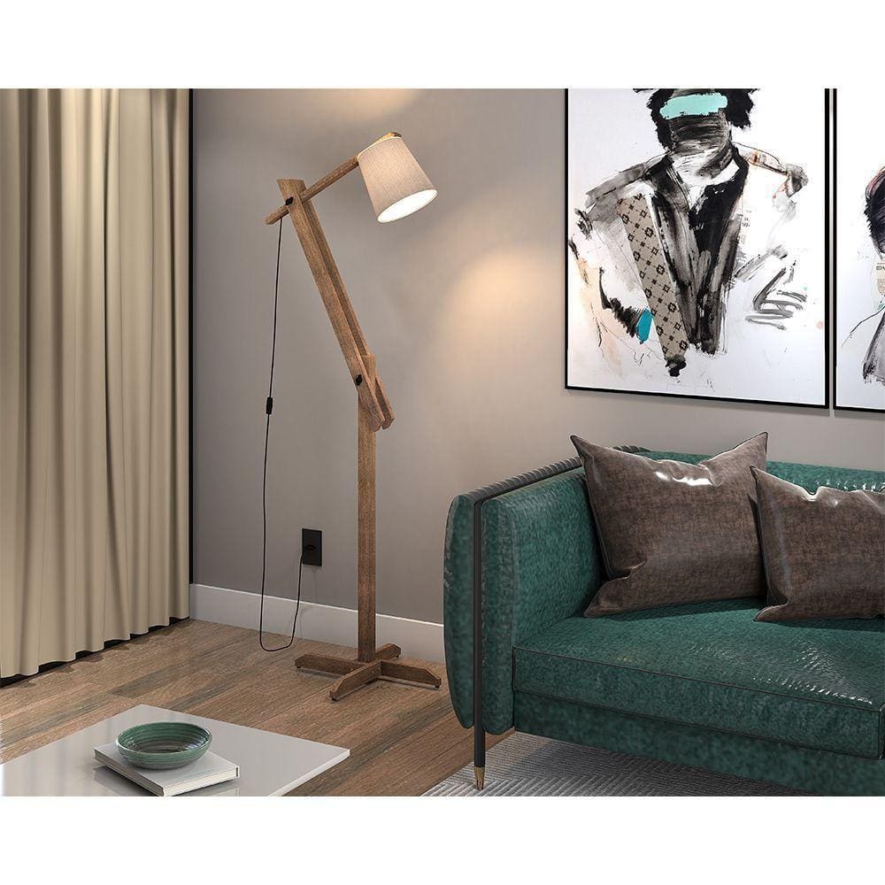 Luminaria de chao rebecca articulada golden art Pontofrio