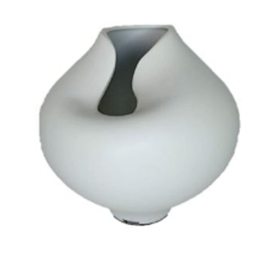 Vaso para Flores Forma Orgânica - Branco acabamento Fosco