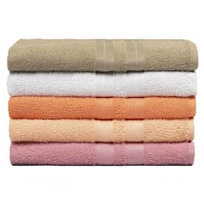Kit 5 Toalhas De Banho 100% Algodão Enxuta - Caricinha - Kit 2