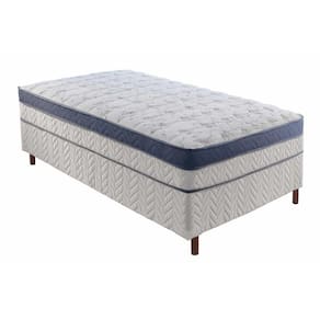 Cama Box Conjugado Solteiro: Colchão Molas Extrapedic Sublime Life Pillow White (88x188x48) Paropas