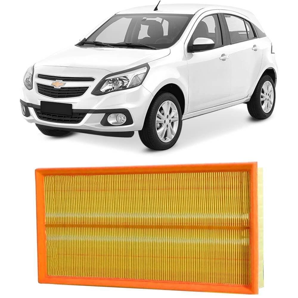 Filtro Ar Chevrolet Agile 1.4 2010 A 2014 Metal Leve