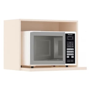 Módulo Cozinha Henn Connect Nicho P- Microondas 60cm Off White