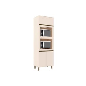 Módulo Cozinha Henn Connect Paneleiro C- 3 Portas (2 Fornos) 71.5cm Off White