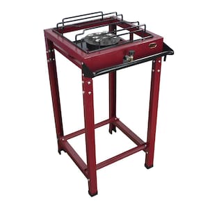 Fogão Industrial 1 Boca Master Alta Pressão 8 Caulins com Pés