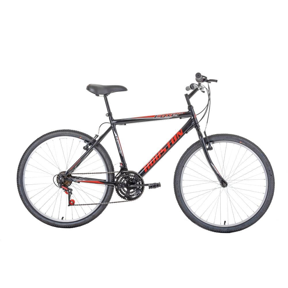 Bicicleta Aro 26 Houston Foxxer Hammer 21 Marchas FH261S Preto/Amarelo