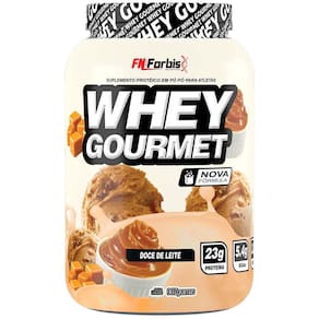 Whey Protein Gourmet 900 G - Fn Forbis Doce De Leite