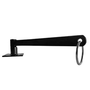 Eixo Educador para Amarrar Cavalos 53cm Aço Carbono - Preto