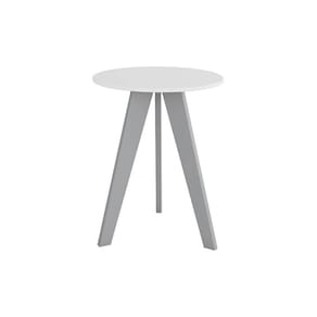Mesa Cabeceira Infantil Retrô 7103 Branco-cinza - Peroba