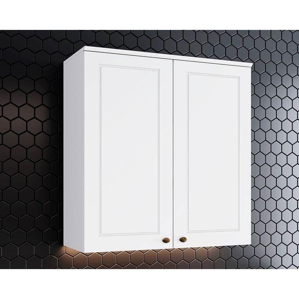Módulo Cozinha Henn Americana Armário 2 Portas Branco