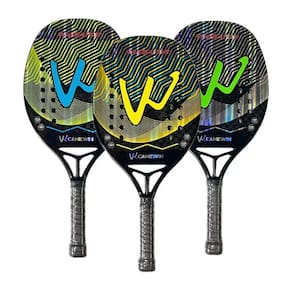 Raquete Beach Tennis Camewin Fibra De Carbono 12k Predator
